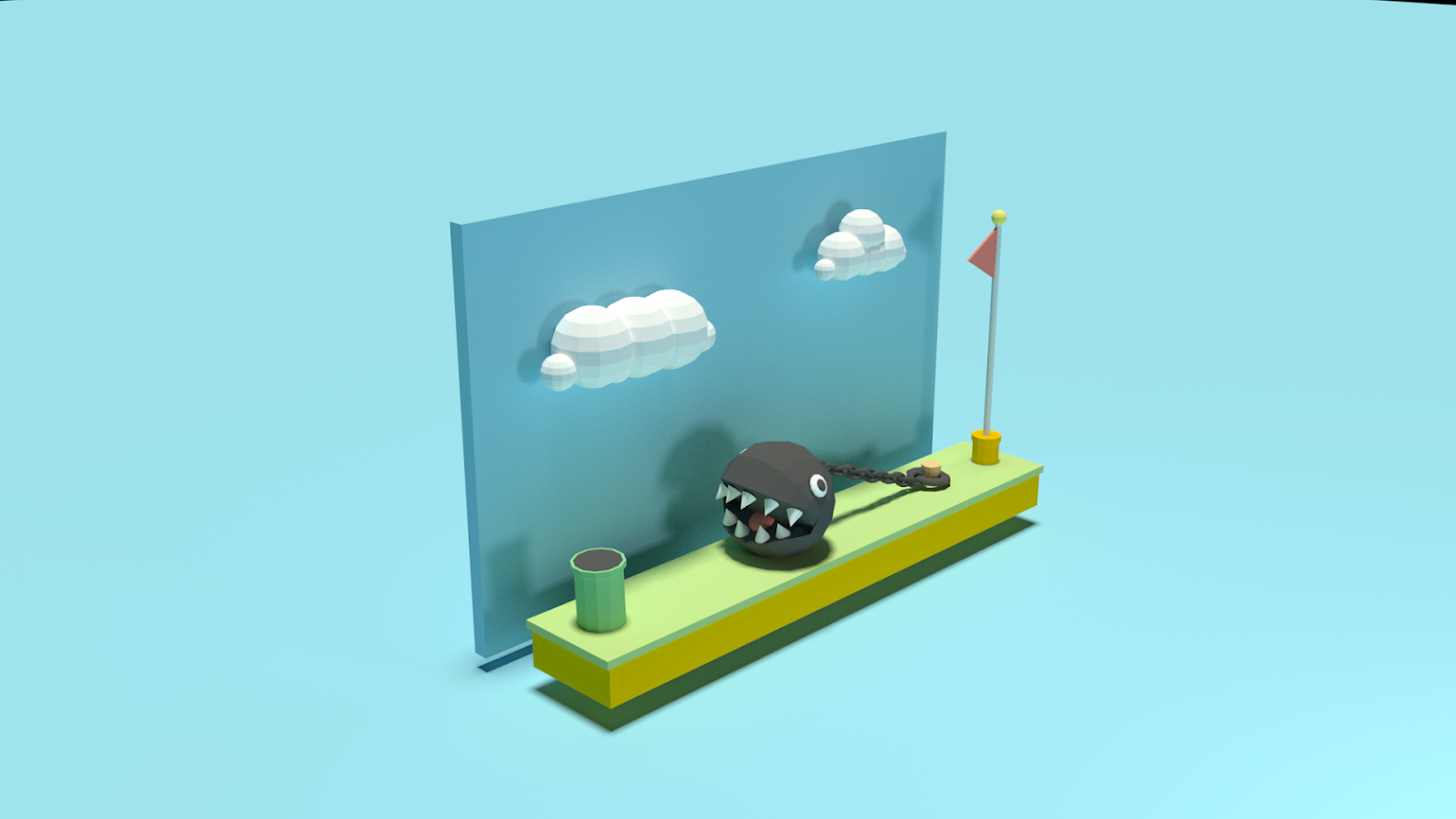 First Blender render example